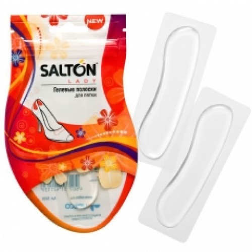 Salton Lady - Гелевые полоски для пятки с (микрофиброй) обеспечивают комфортное ношение модельной обуви - арт.53/39 упаковка 18 шт